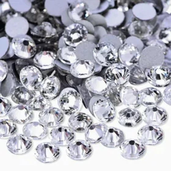 Wholesale Ss3-ss30 Crystal Stones Non Hotfix Rhinestones Strass Glass Rhinestones for Clothes DIY Fashion Apparel